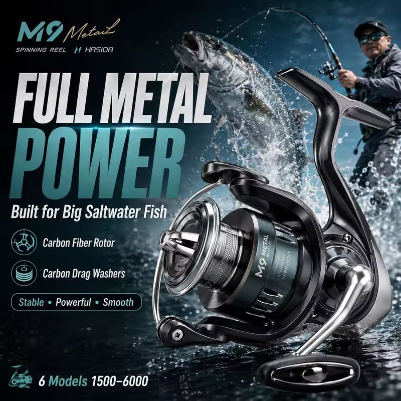 Спиннинговая катушка HASIDA M9 – обзор и цена Fishing Boat Steering Wheel