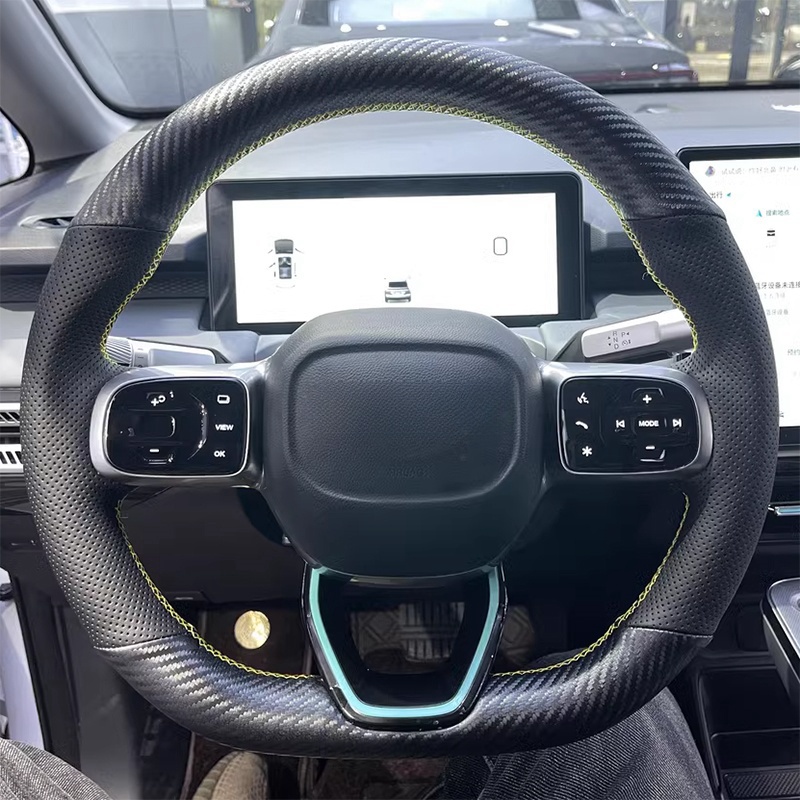 DIY черная натуральная кожа из – обзор и цена Fishing Boat Steering Wheel
